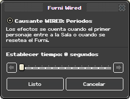 Ventana de configuración de Periodos